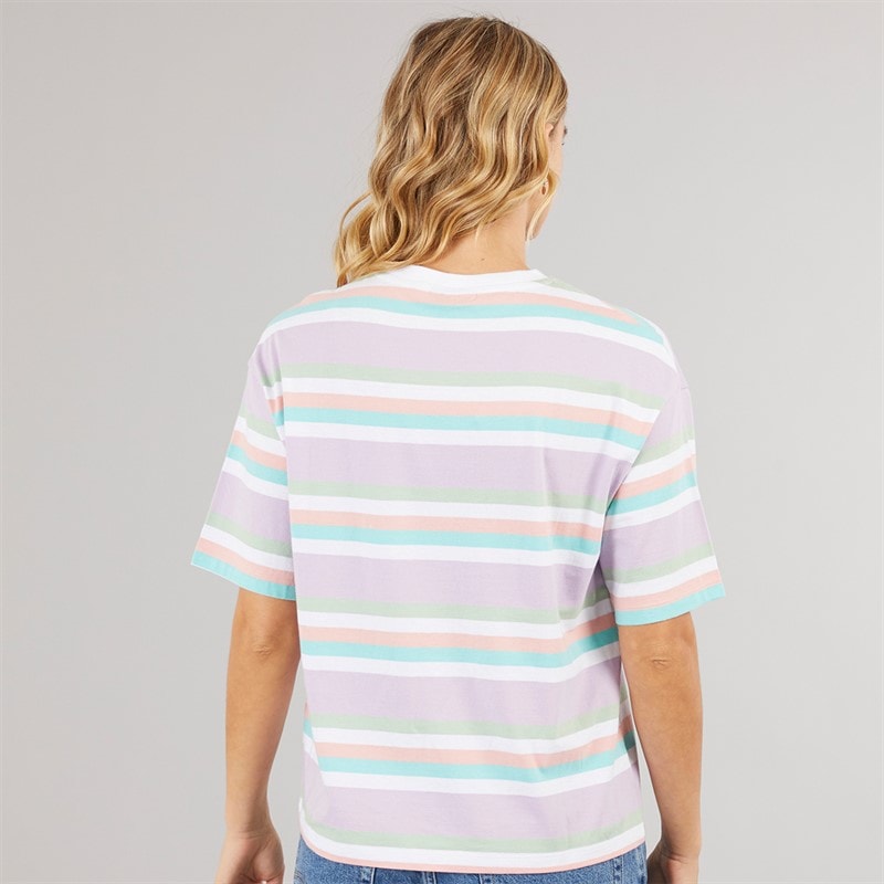 Bench T-shirt Sharni med lilla striber til kvinder - Billede 2