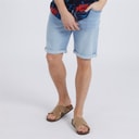 Bench Herre Vargel Denimshorts Blå