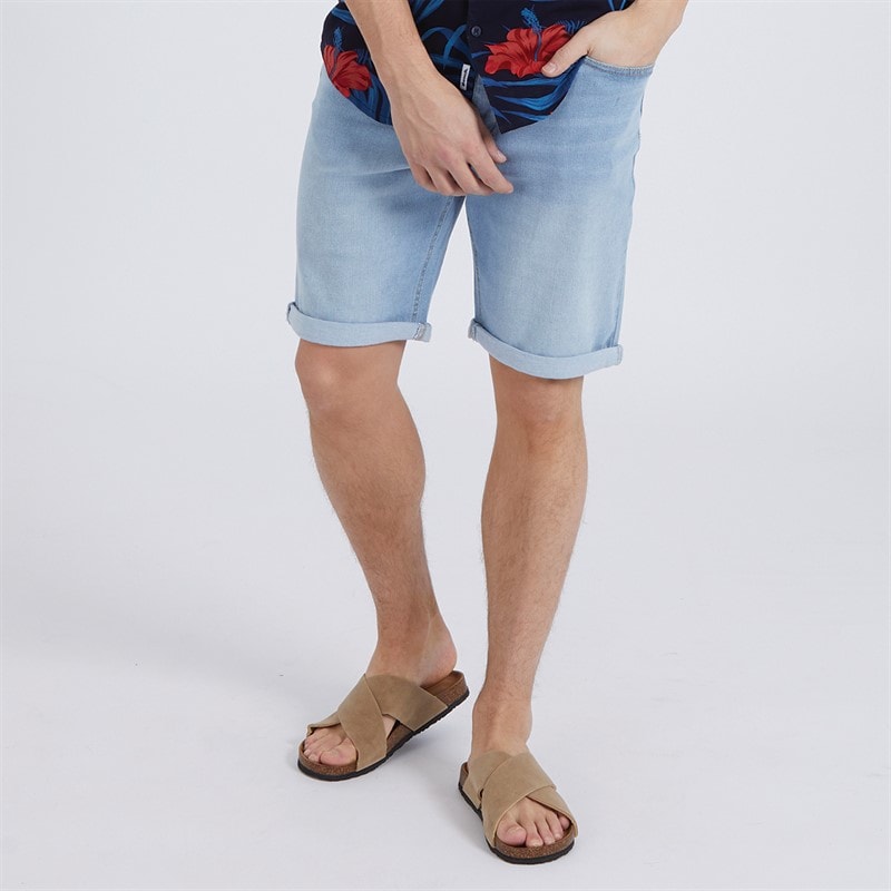 Bench Herre Vargel Denimshorts Blå