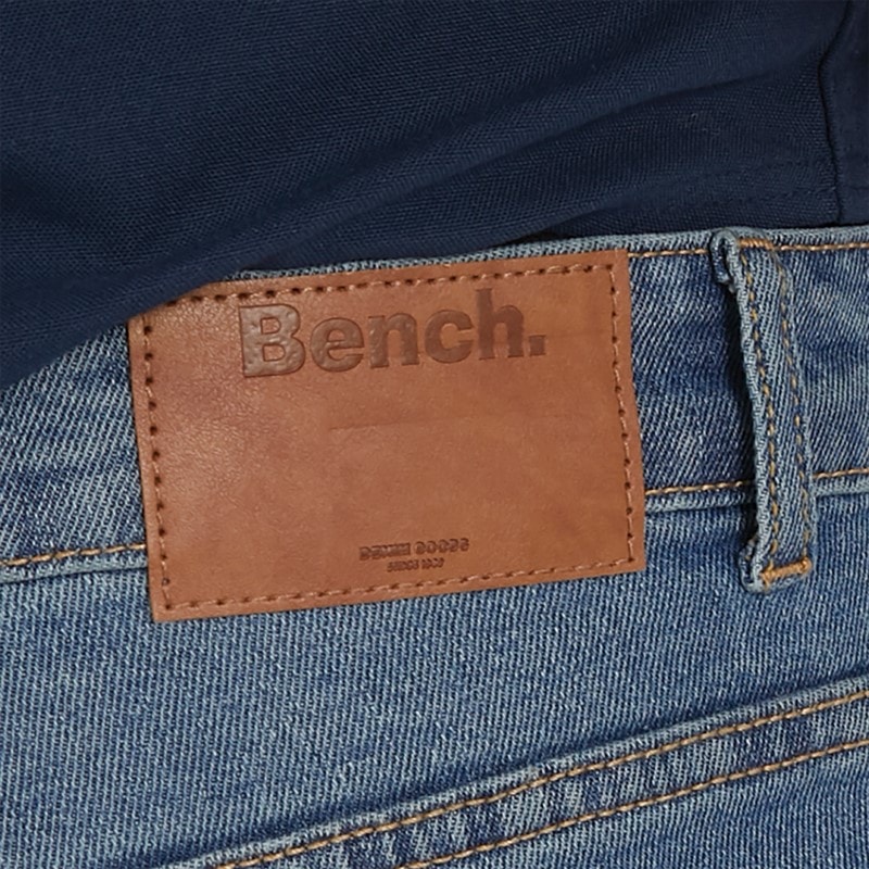 Bench Herre Stuart Jeans med lige pasform Mellem Blå Vask - Billede 3