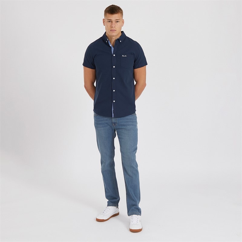 Bench Herre Stuart Jeans med lige pasform Mellem Blå Vask - Billede 4