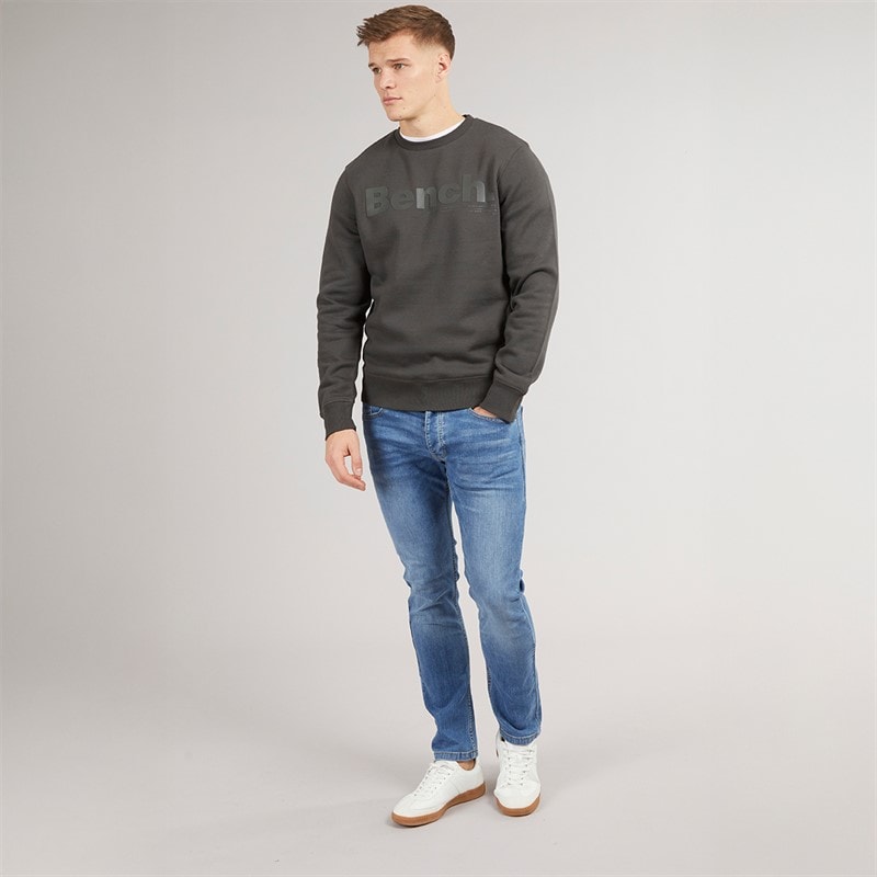 Bench Herre Elado Sweatshirt Mørkegrå - Billede 4