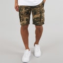 Bench Herre Noahs Cargo Shorts Khaki Camo