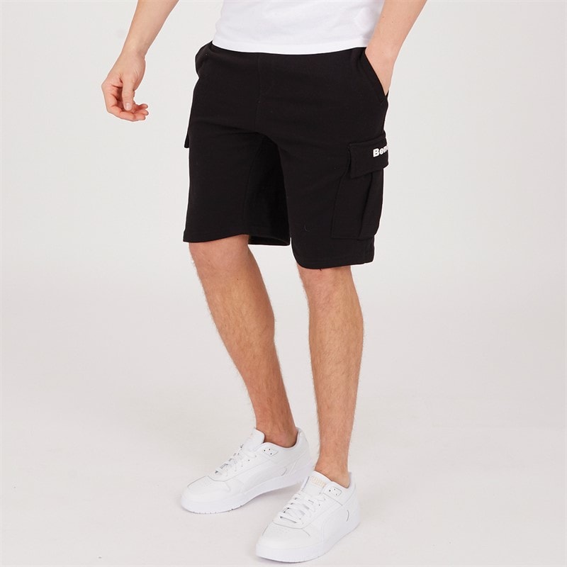 Bench Herre Tollson Fleece Shorts Sort - Billede 1