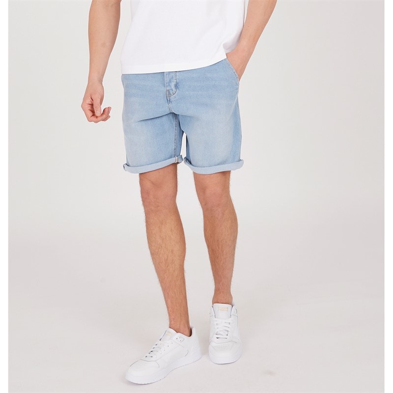 Bench Herre Javid Denim Shorts Lysvask