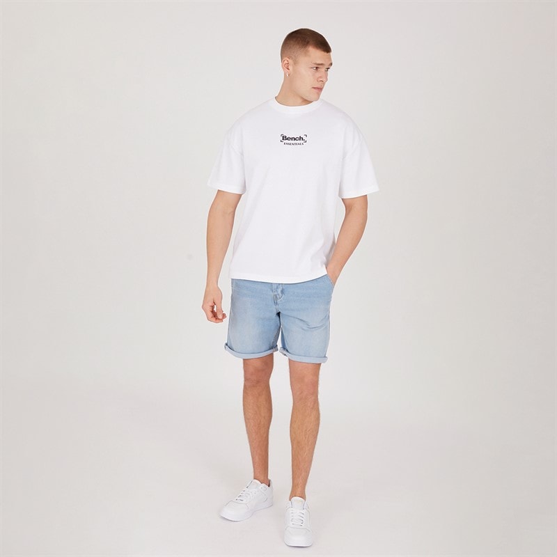 Bench Herre Javid Denim Shorts Lysvask - Billede 3