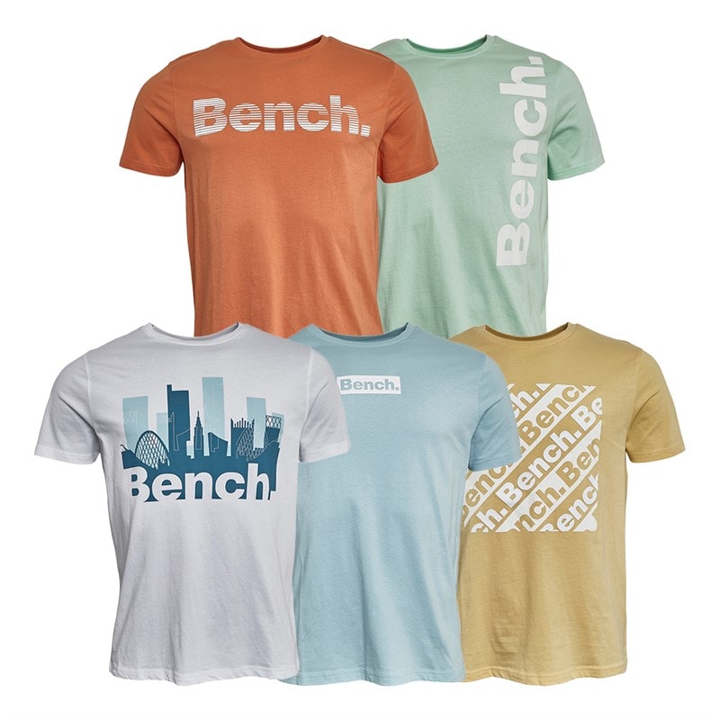 Bench Herre Mirso T-Shirts 5-pak Mix - Billede 1