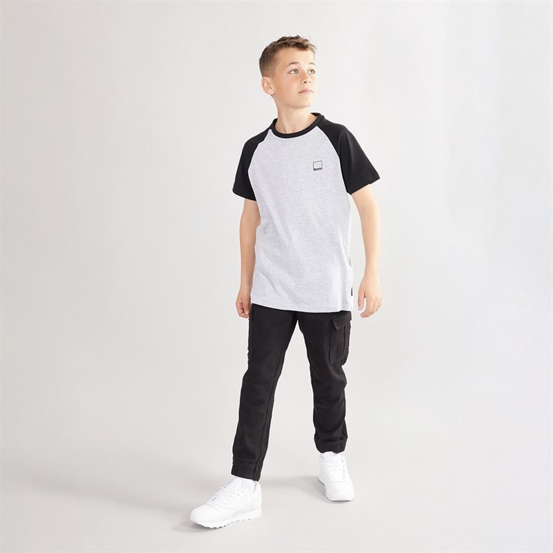 Bench Drenge Marster Fem Pakke T-Shirts Gråmeleret / Is / Blågrøn / Hvid / Skiferblå - Billede 3