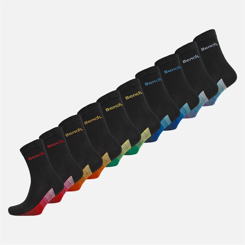 Bench Drenge Freshy 10-pak Sokker Sort/Multi - Billede 2