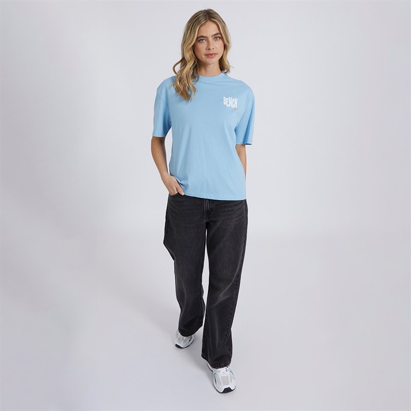 Bench Dame Nanala T-shirt Lyseblå - Billede 4
