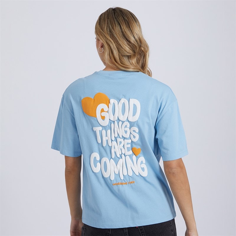 Bench Dame Nanala T-shirt Lyseblå - Billede 5