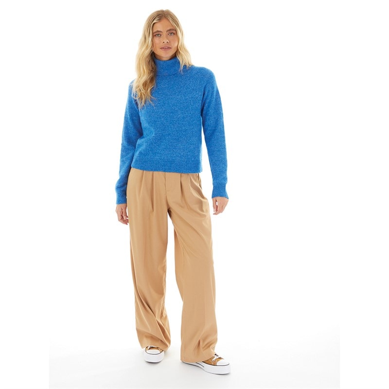 Bench Dame Monnie Bukser med Vid Ben Beige - Billede 3