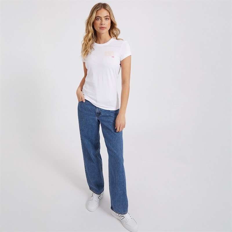 Bench Dame T-shirts med print Lolah (pakke med 3) lyserød/sølvgrå/hvid - Billede 3