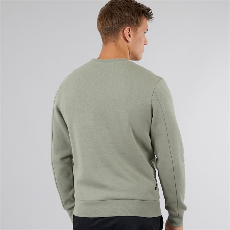 Bench Herre Rissio Utility Sweatshirt Salvie - Billede 2