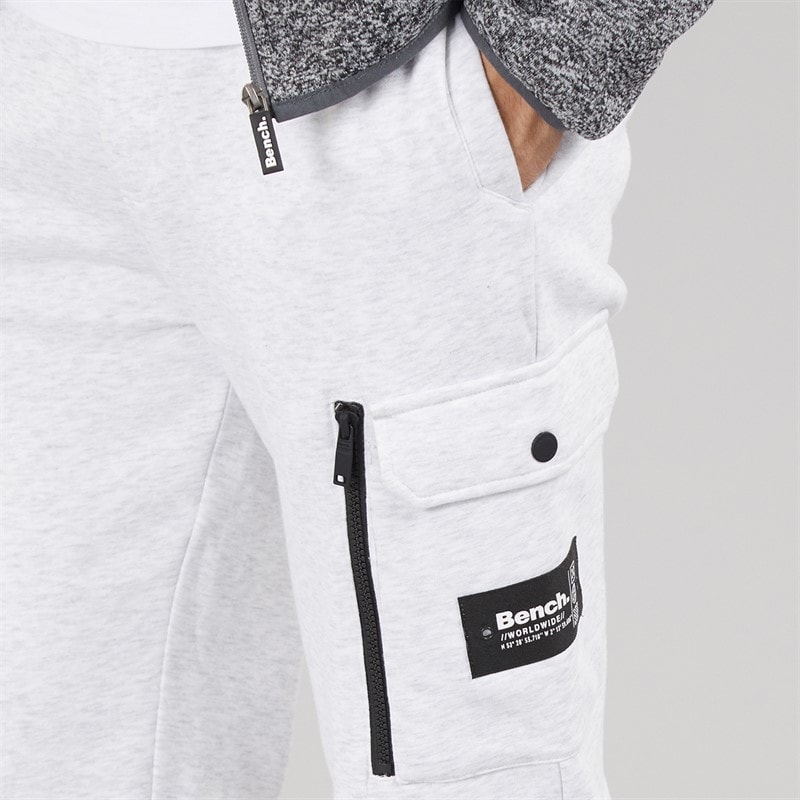Bench Herre Webello Utility Joggers Lysegrå Melange - Billede 3