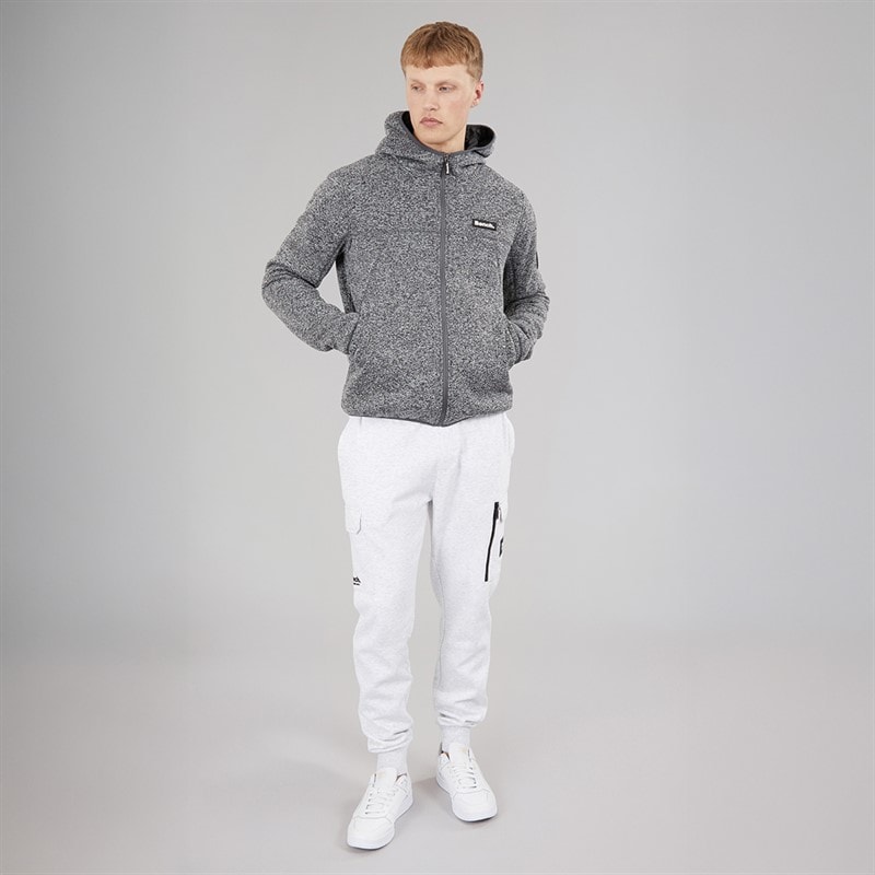 Bench Herre Webello Utility Joggers Lysegrå Melange - Billede 4