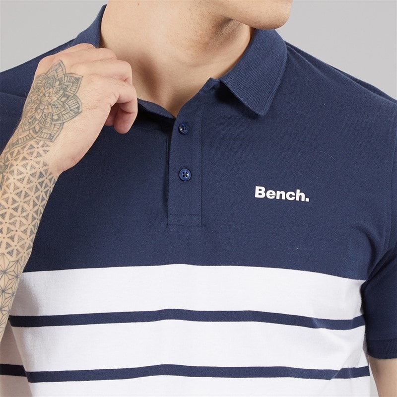 Bench Herre Shaw Polo Skjorte Marineblå - Billede 3
