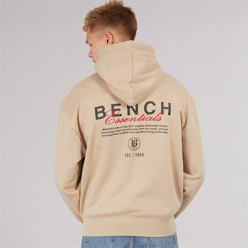 Bench Herre Ledall 1989 Hættetrøje Stone - Billede 2