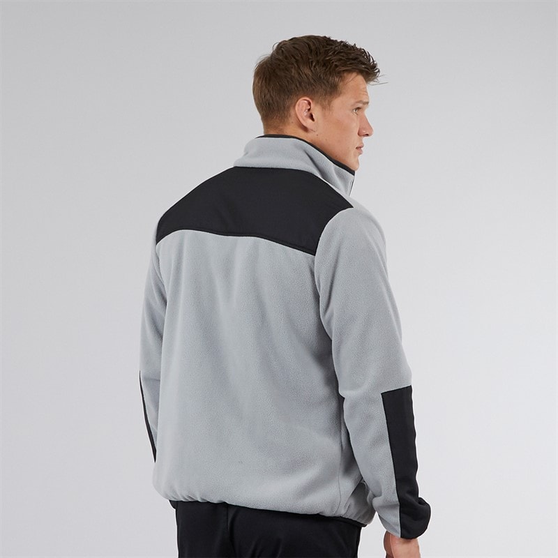 Bench Herre Anders Funnel Neck Fleece Circular Grå - Billede 2