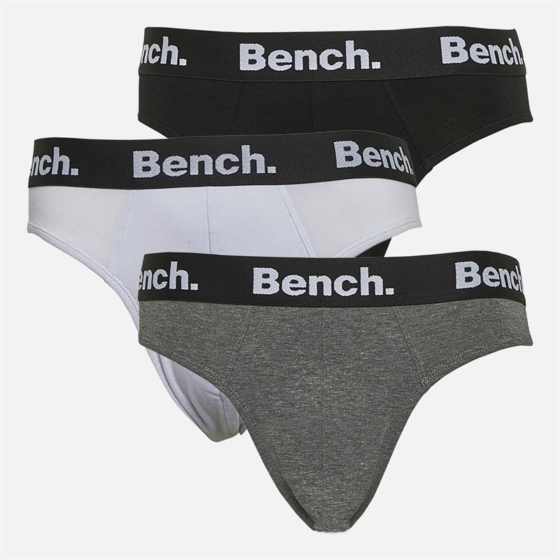 Bench Herre Arnot Tre Pak Underbukser Sort / Hvid / Koksgrå Melering - Billede 1