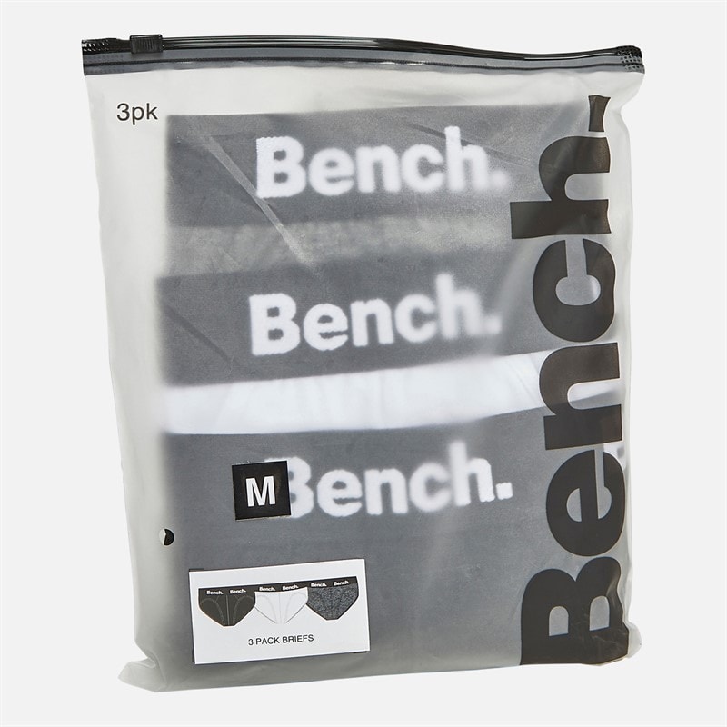 Bench Herre Arnot Tre Pak Underbukser Sort / Hvid / Koksgrå Melering - Billede 2
