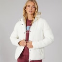 Bench Dame Willah Kort Dunjakke Vinter Hvid