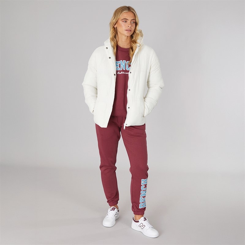 Bench Dame Willah Kort Dunjakke Vinter Hvid - Billede 4