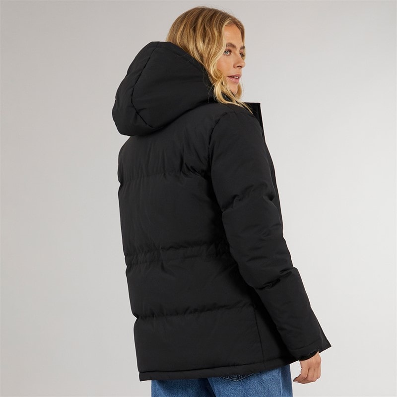 Bench Dame Fina Mellem Lang Puffer Jakke Sort - Billede 2