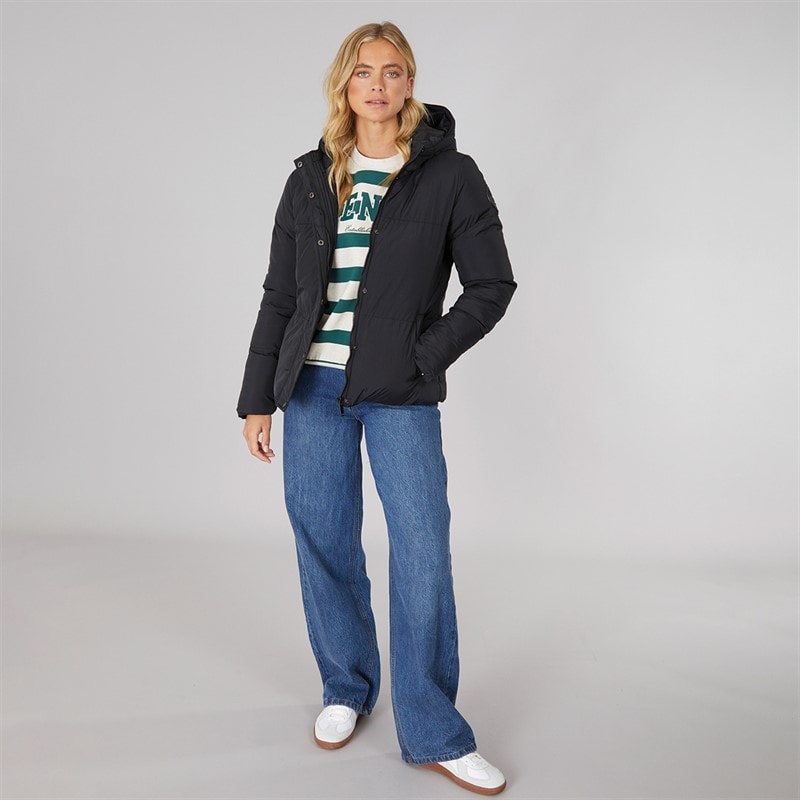 Bench Dame Willah Kort Dunjakke Sort - Billede 4