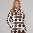 Bench Dame Navo Borg Fleece Vinter Hvid