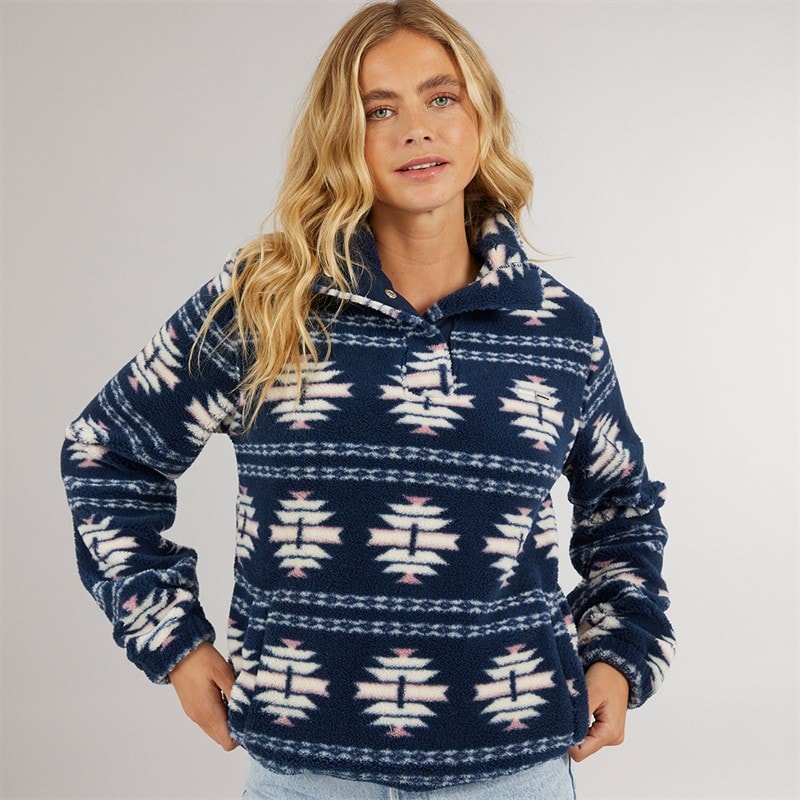 Bench Dame Navo Borg Fleece Navy - Billede 3