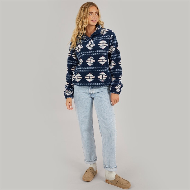 Bench Dame Navo Borg Fleece Navy - Billede 4