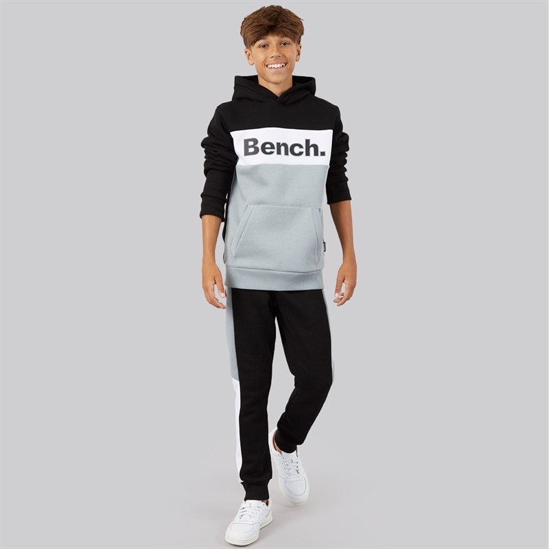 Bench Drenge Cambam Tre Dele Træningsdragt Og T-Shirt Sæt Sort - Billede 5