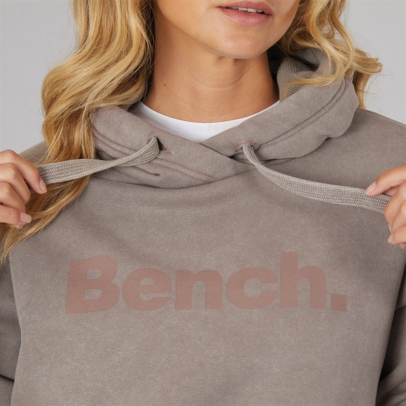 Bench Dame Lerenna Hættetrøje Varm Vasket Taupe - Billede 3