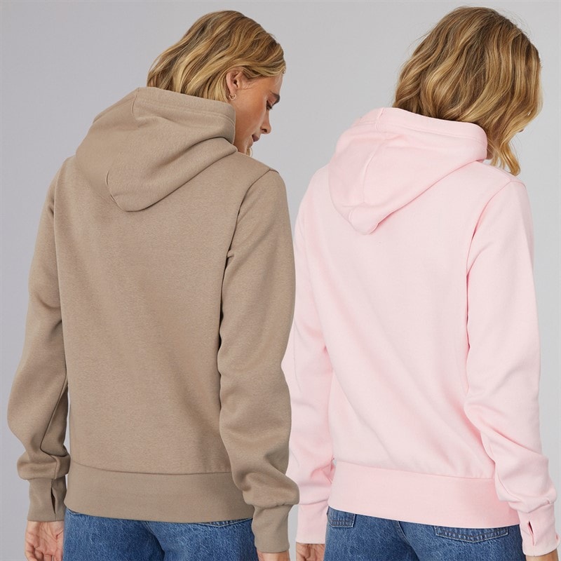 Bench Dame To Pak Hættetrøjer Lys Pink Mørk Taupe - Billede 2