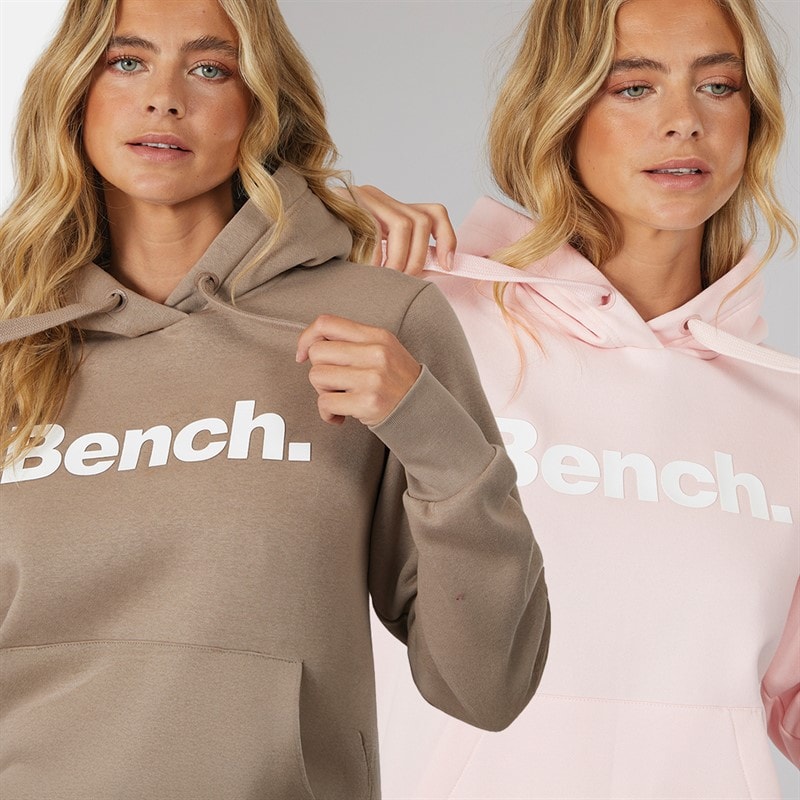 Bench Dame To Pak Hættetrøjer Lys Pink Mørk Taupe - Billede 3