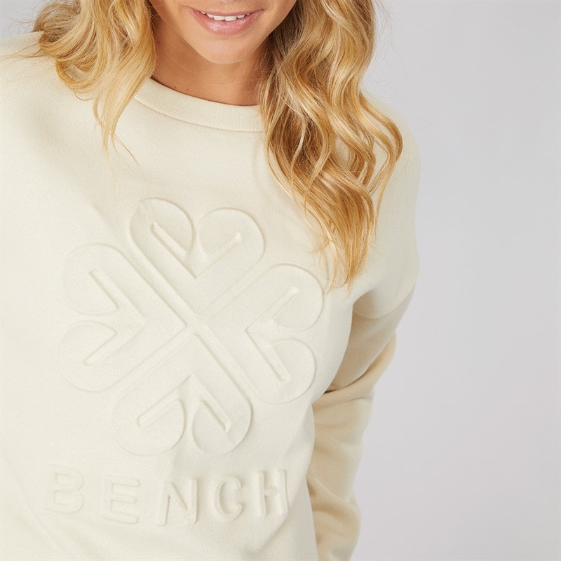 Bench Dame Ilma Sweatshirt Kridt - Billede 3