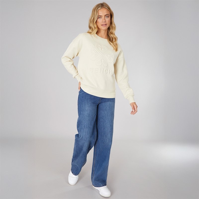 Bench Dame Ilma Sweatshirt Kridt - Billede 4