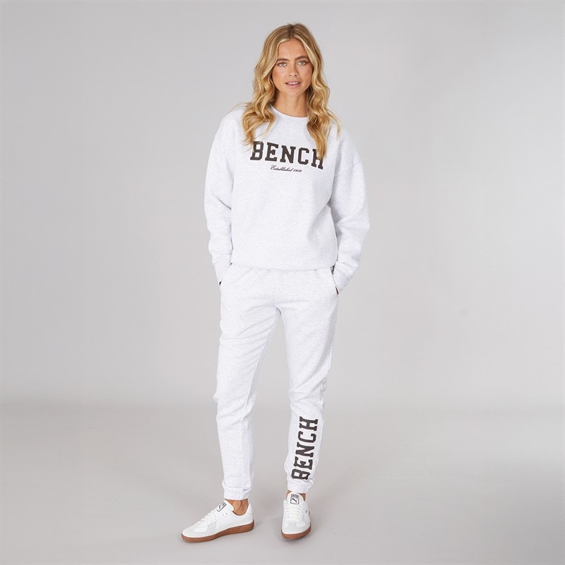 Bench Dame Ercie Sweatshirt Isgrå Melering - Billede 4