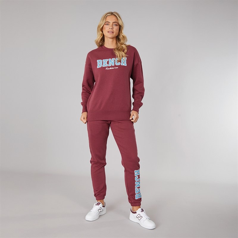 Bench Dame Ercie Sweatshirt Burgundy - Billede 4