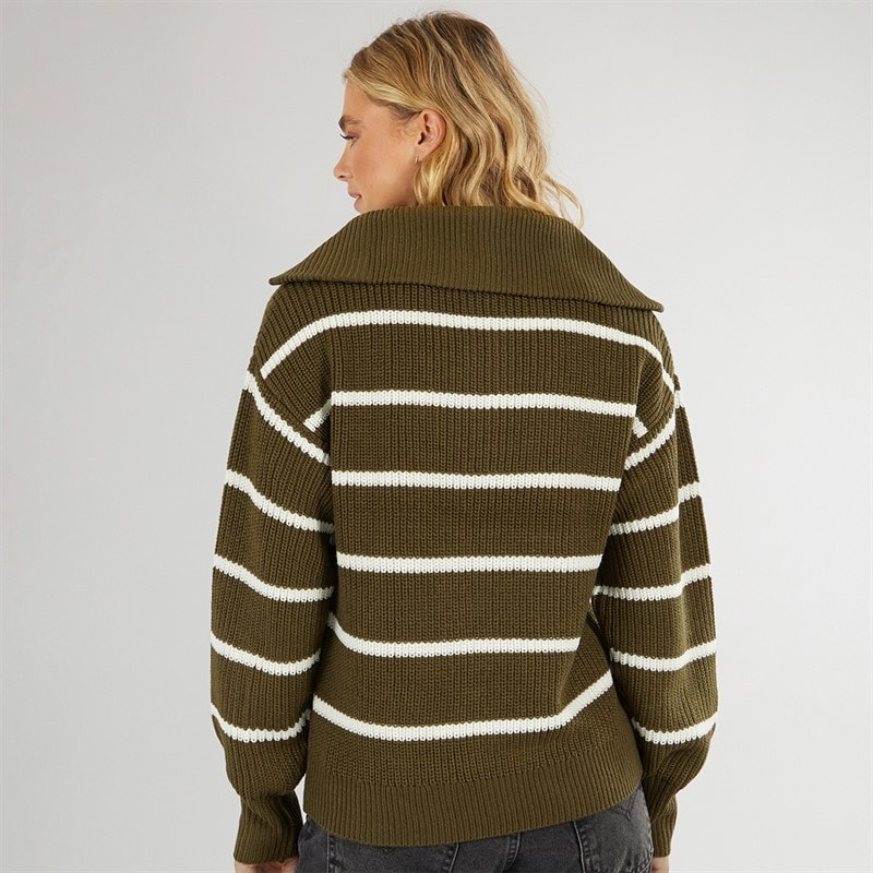 Bench Dame Margita Jumper Mørk Oliven - Billede 2
