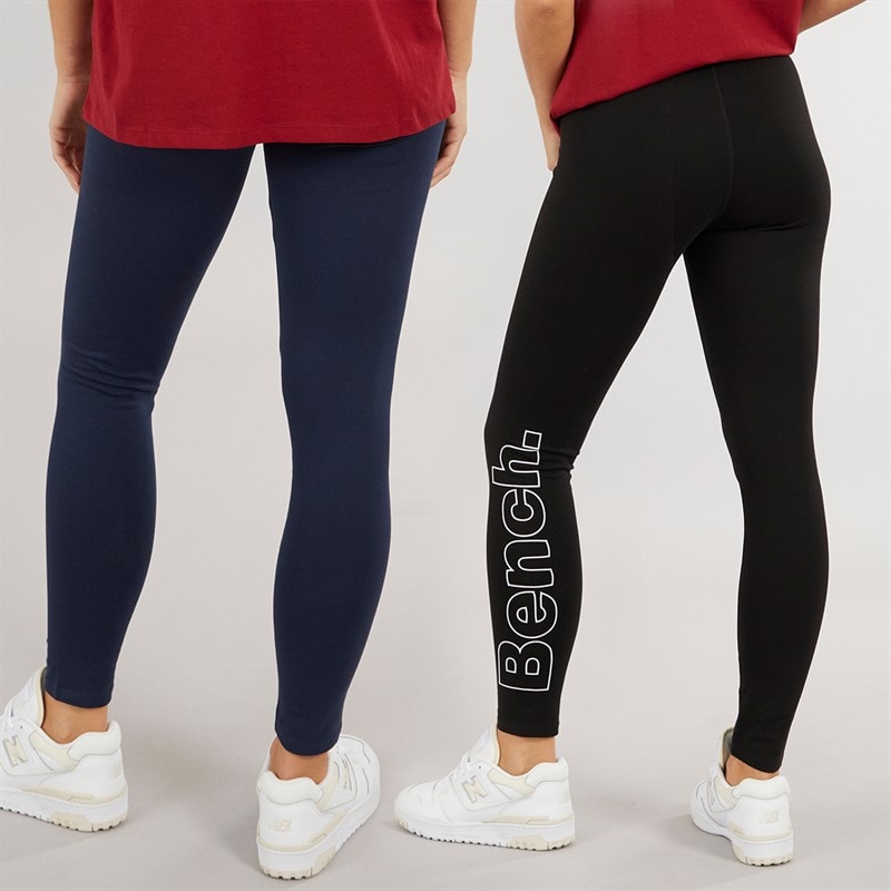 Bench Dame To Pak Leggings Sort/Navy - Billede 2