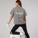 Bench Dame Yalo T-shirt Grafit Grå
