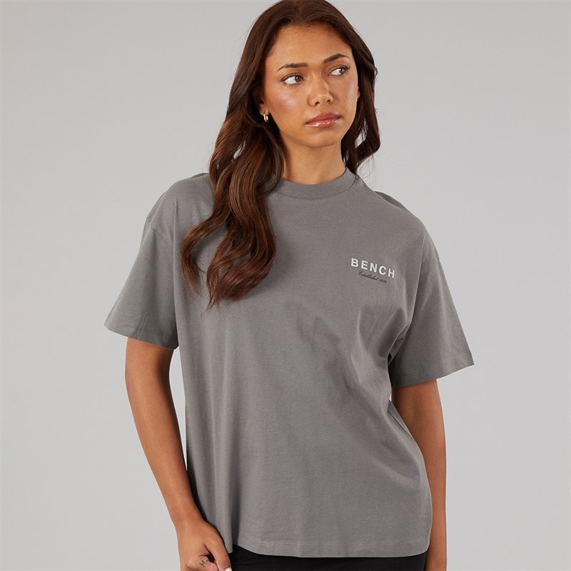 Bench Dame Yalo T-shirt Grafit Grå - Billede 2