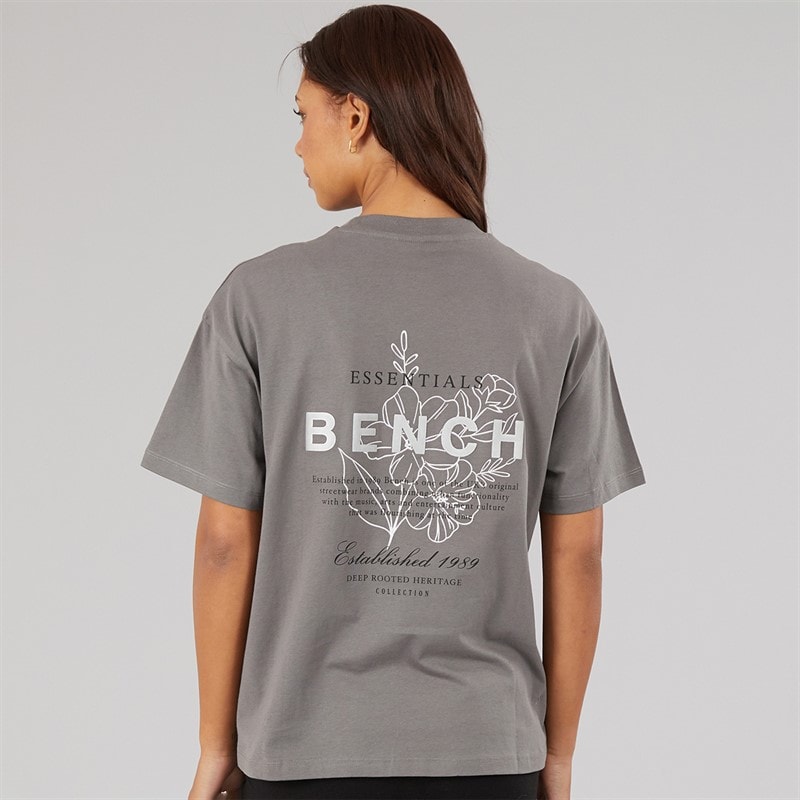 Bench Dame Yalo T-shirt Grafit Grå - Billede 3