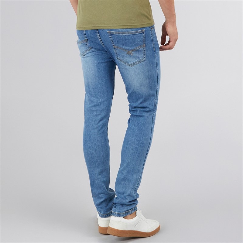 Bench Herre Ralemo Skinny Jeans Midwash - Billede 2