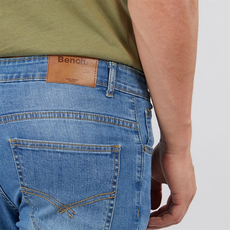 Bench Herre Ralemo Skinny Jeans Midwash - Billede 3