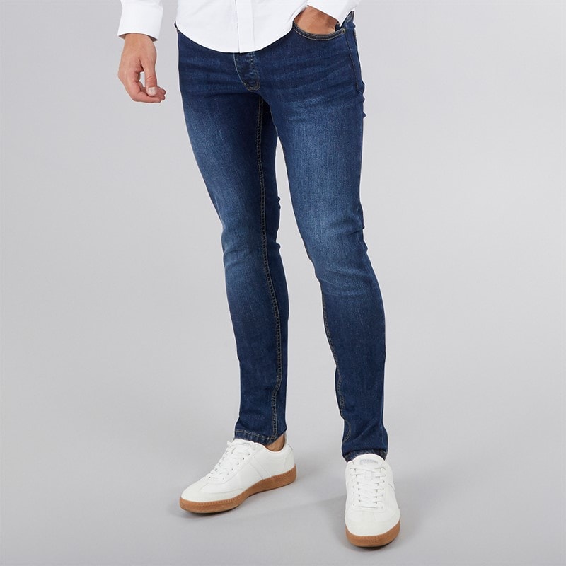 Bench Herre Ralemo Skinny Jeans Darkwash - Billede 1