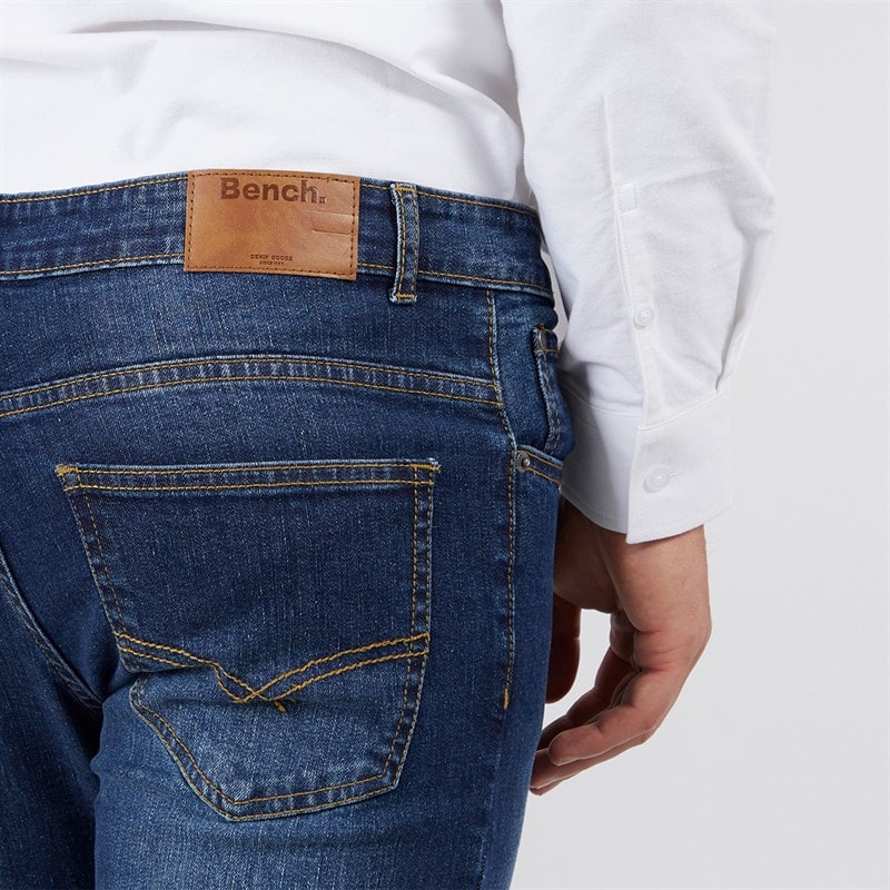 Bench Herre Ralemo Skinny Jeans Darkwash - Billede 3