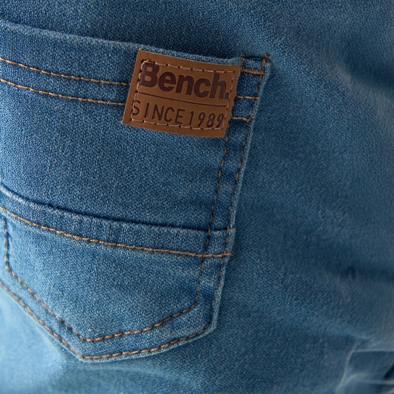 Bench Drenge Bonded Skjorte T-shirt Og Jeans Sæt Navy - Billede 5